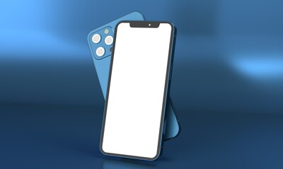 mobile smartphone digital 3d isolated