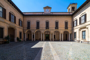 Fototapeta na wymiar PALAZZO CLERICI - Clerici palace, neoclassical estate in Milano