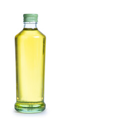 clipping path oil vegetable isolated on white background