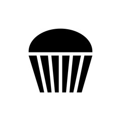Muffin icon, logo isolated on white background