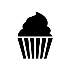 Muffin icon, logo isolated on white background