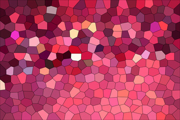 Abstract Dark & Light Pink Gradient Modern Mosaic Tiles Material Texture Background