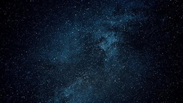 Mesmerizing starry night sky timelapse