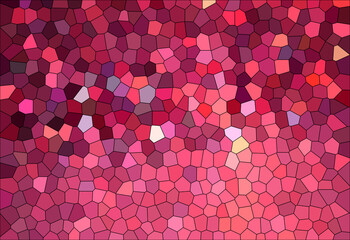 Abstract Pink Shades Modern Mosaic Tiles Material Texture Background