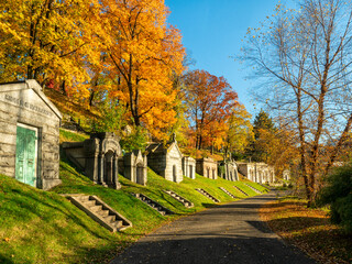 Autumn in Green-Wood Cemetery
