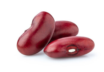 red bean isolated on white background