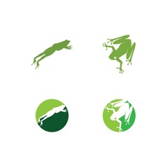 Frog Logo Template vector