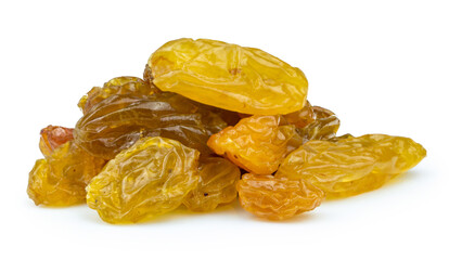 currant yellow golden isolated on white background