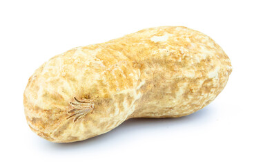 Peanuts isolated on white background
