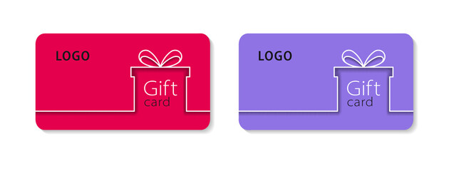 Loyalty card, incentive gift, collect bonus, earn reward, redeem gift, win present, vector mono line icon, linear illustration, outline design