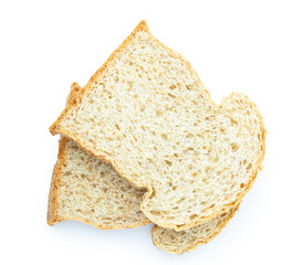 bread isolated on white background