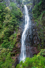 Fototapeta na wymiar scenic forest waterfall