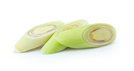 lemon grass isolated on white background