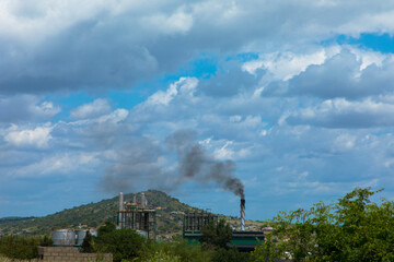 Sugar cane industry factory in Africa