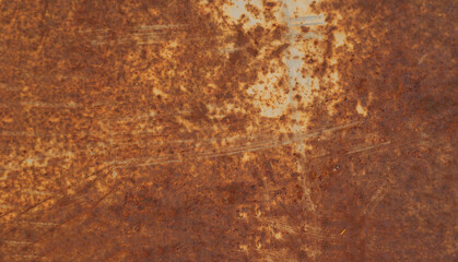 Colored rusty metal sheet. Old grunge metal texture or background, industrial texture for abstract Background