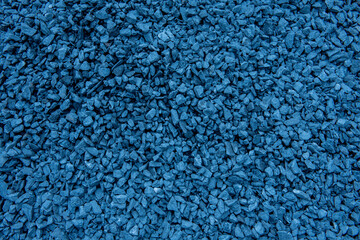 Granite gravel texture background. Blue color.