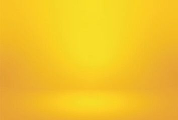 Gold, yellow empty room studio gradient used for background and display your product. © Yazada