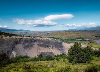 view of the mountains
