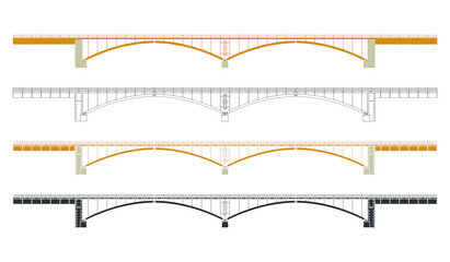 Santa Ifigenia viaduct, Sao Paulo, Brazil.