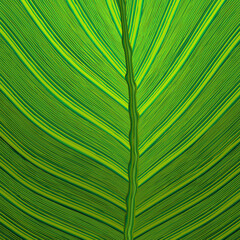 Green leaves pattern background, Natural background and wallpaper.