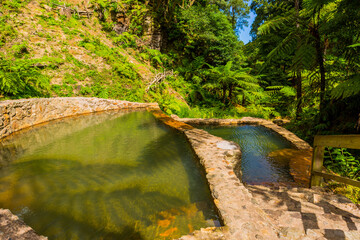 Caldeira Velha lakes