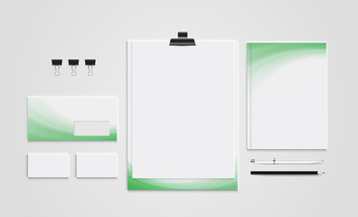 Branding template corporate company design, Set for business hotel, resort, spa, luxury premium, vector design EPS10.