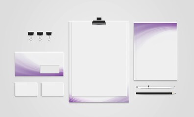 Branding template corporate company design, Set for business hotel, resort, spa, luxury premium, vector design EPS10.