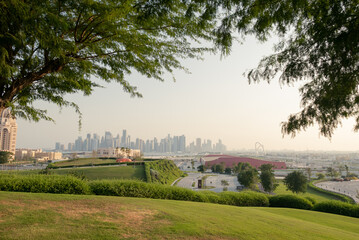 Fototapeta na wymiar panorama of the Doha city