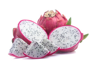 Dragon fruit isolated on white background