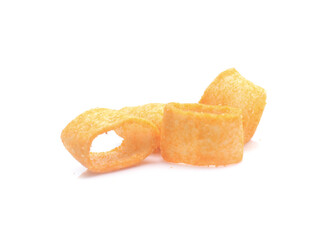 Biscuit rolls isolated on white background