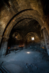 Fototapeta na wymiar Noravank Monastery from 13th century in Armenia