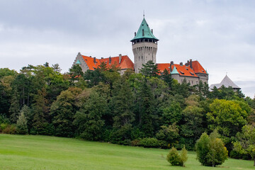 Smolenice castle in Slovakia on the rise, Europe