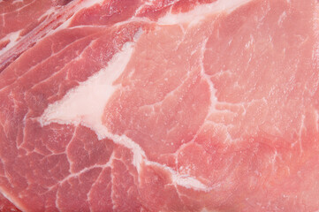 Meat uncooked slice pork background texture close up