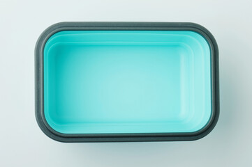 Green empty plastic  container