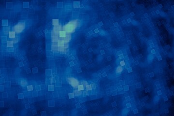 Futuristic theme with blue squares. Abstract background for design and decoration.
