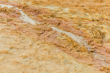 Volcanic rocks on the Greek island of Evia 