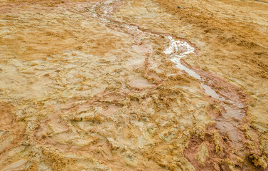 Volcanic rocks on the Greek island of Evia 