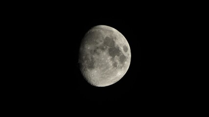 moon in night sky