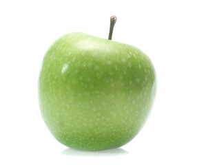 Green apple isolated on white background