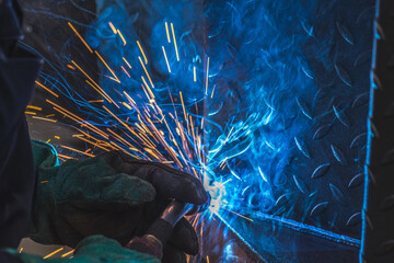 welding sparks