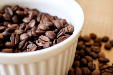 coffee beans in a bowl