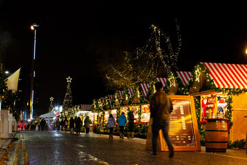 Fototapeta na wymiar Aberdeen Christmas Market