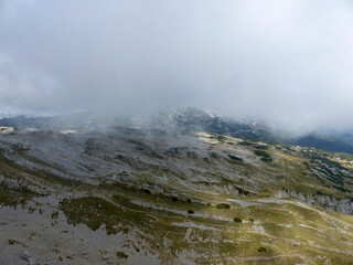 Hoher Ifen mountain tour in Allgau Alps, Bavaria, Germany