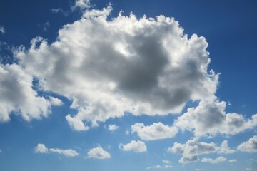 Blue sky with clouds