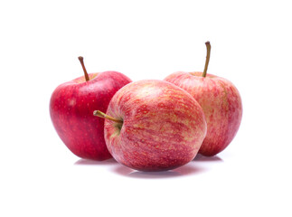Red apple isolated on a white background