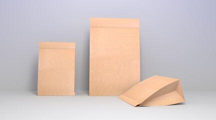 Collection of cardboard packages isolated on the background. A set of cardboard boxes. Delivery concept