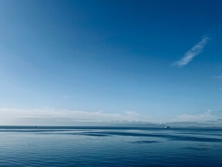blue sky and sea