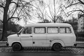 Vintage car on a Berlin street