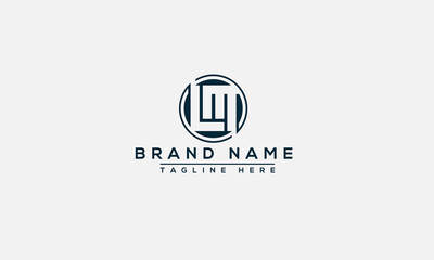 ML Letter Logo Design Template Vector
