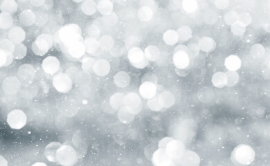 Winter bright snowy background